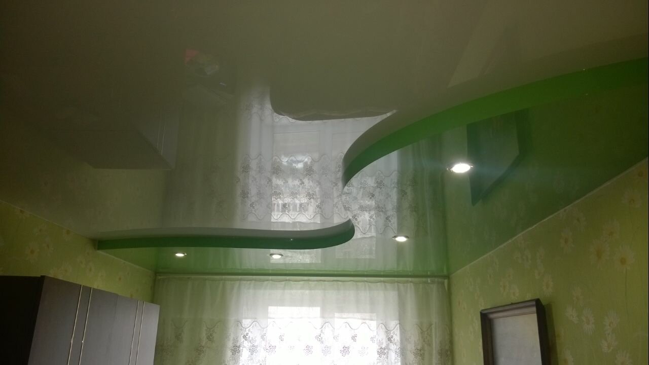 Натяжной потолок установленный Ульяновской Потолочной Компанией купить натяжной потолок в ульяновске